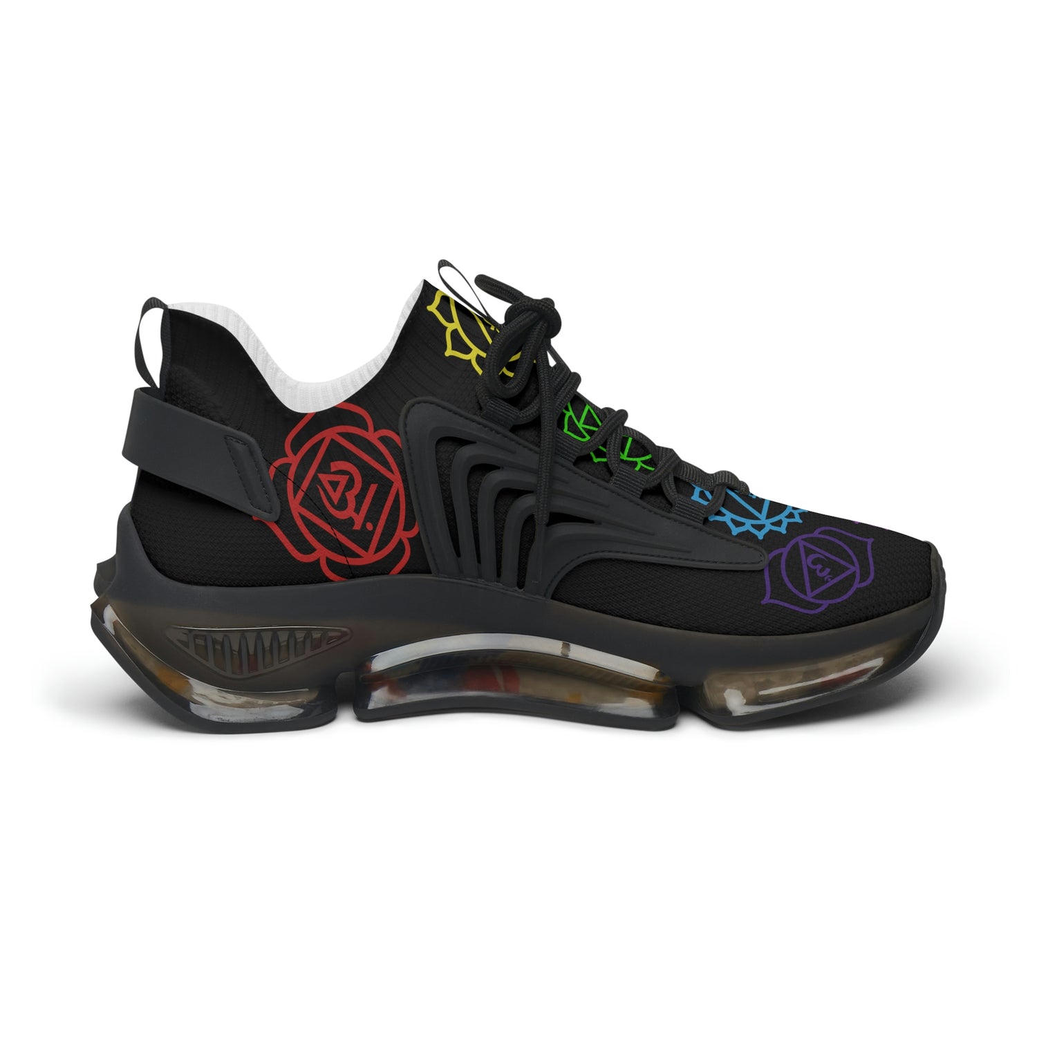 CHAKRA DYNYSTY - Women's Mesh Sneakers - Black