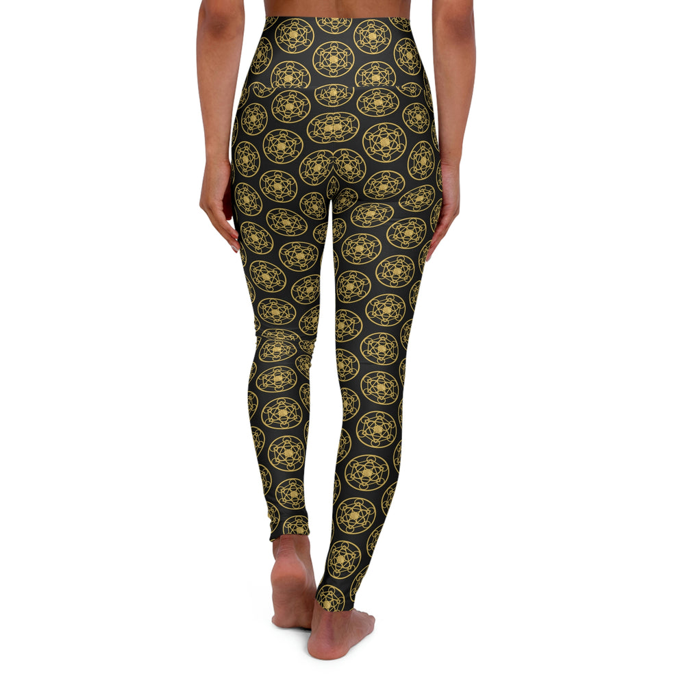 DYNYSTY - High Waisted Yoga Leggings - Black