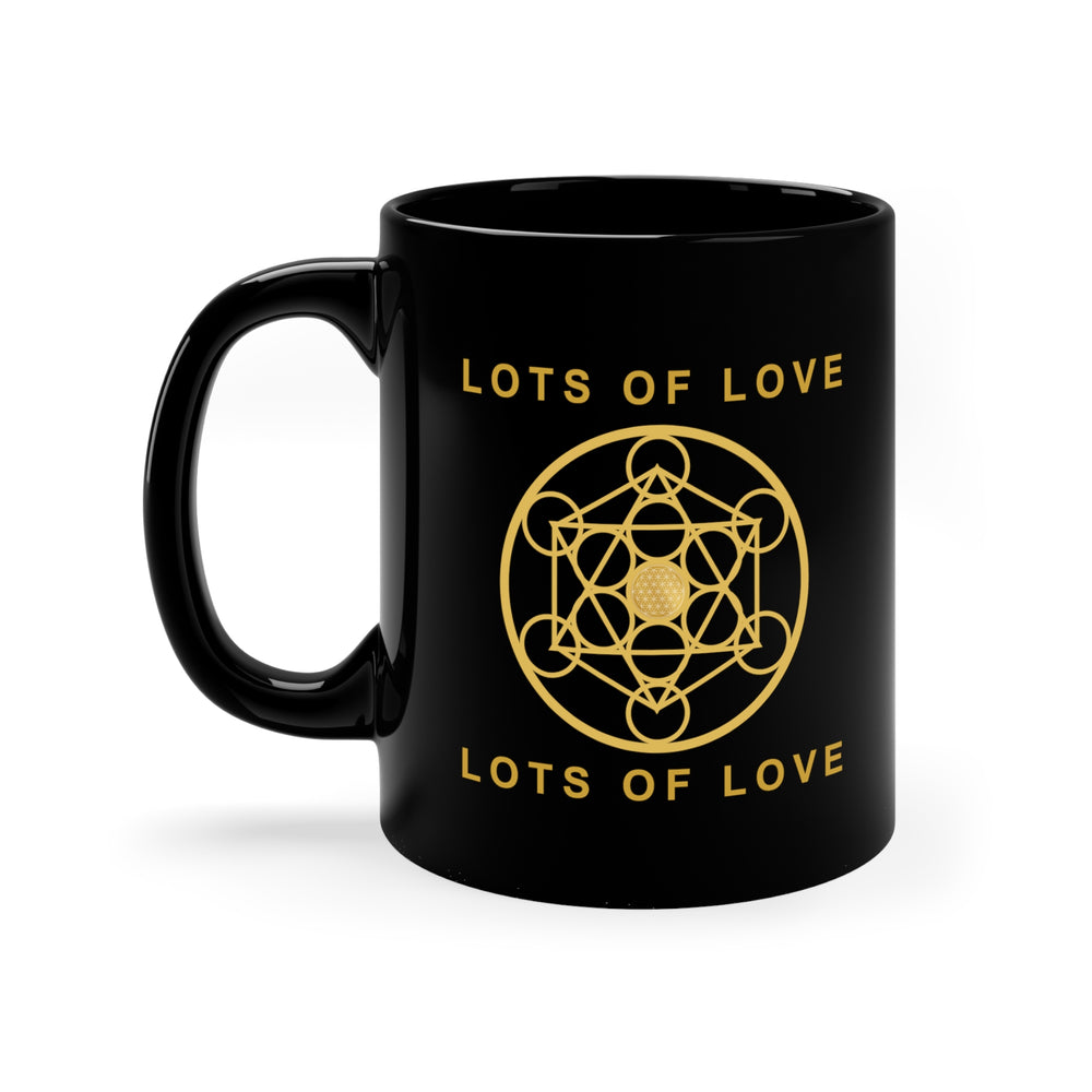 LOTS OF LOVE - 11oz Black Mug