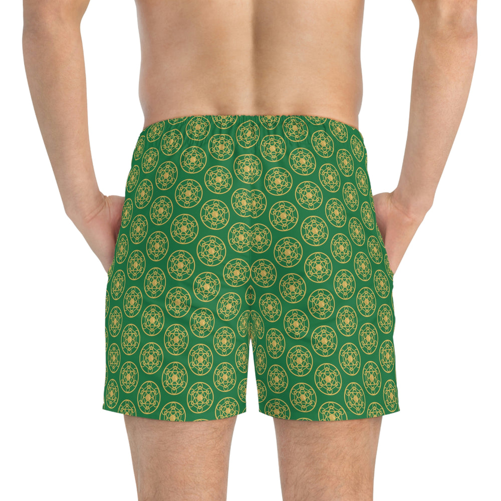 DYNYSTY - Swim Trunks (AOP) - Green