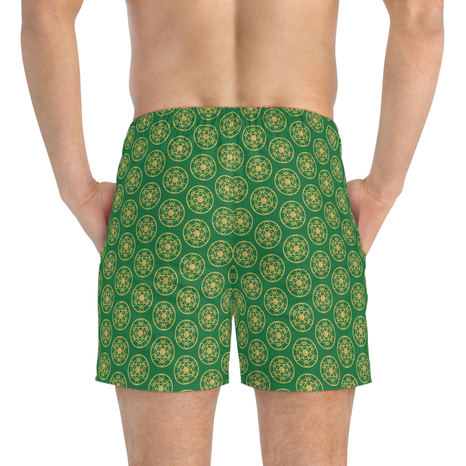 DYNYSTY - Swim Trunks (AOP) - Green