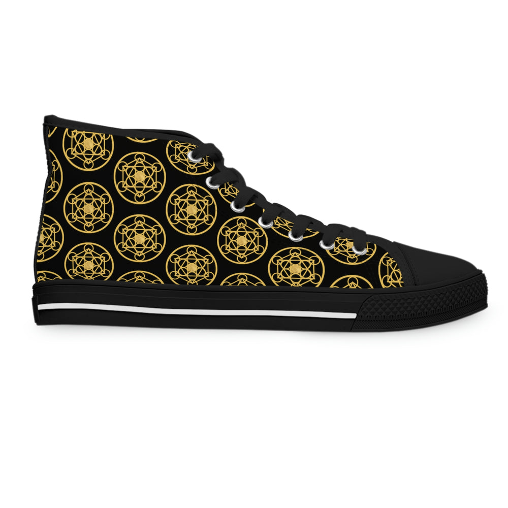 DYNYSTY - Women's High Top Sneakers Black