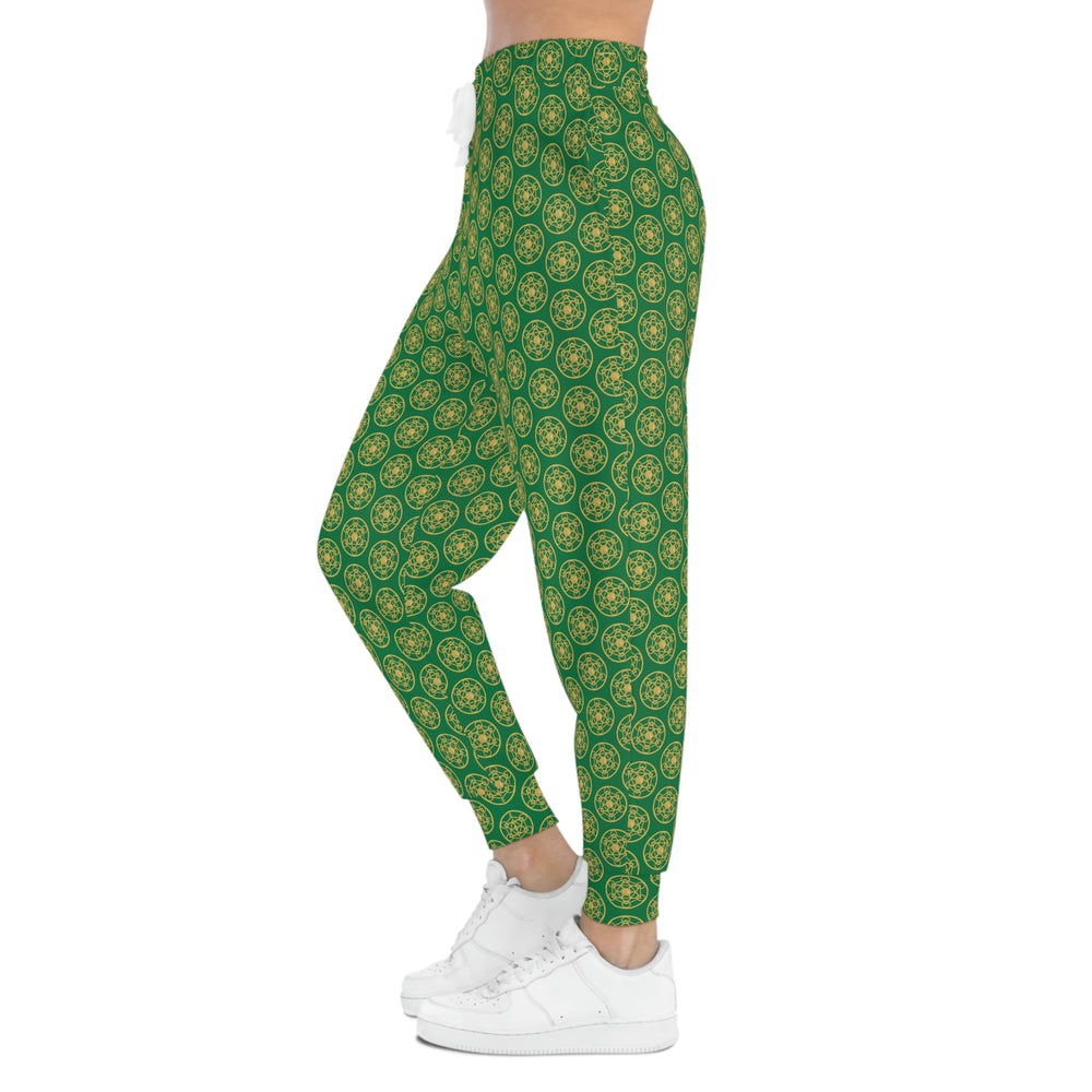 DYNYSTY - Athletic Joggers (AOP) - Green
