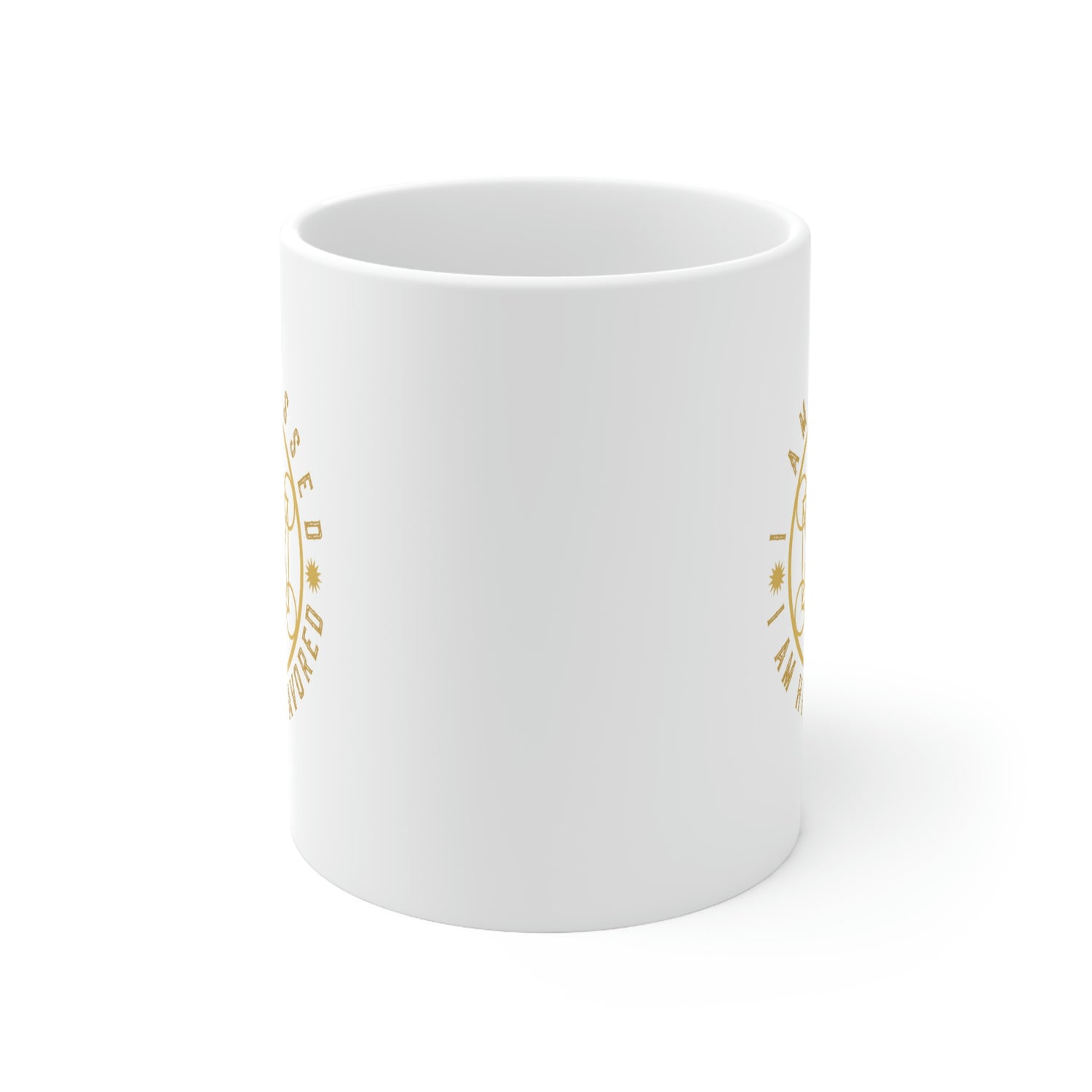 I AM BLESSED I AM HIGHLY FAVORED - Ceramic Mug 11oz