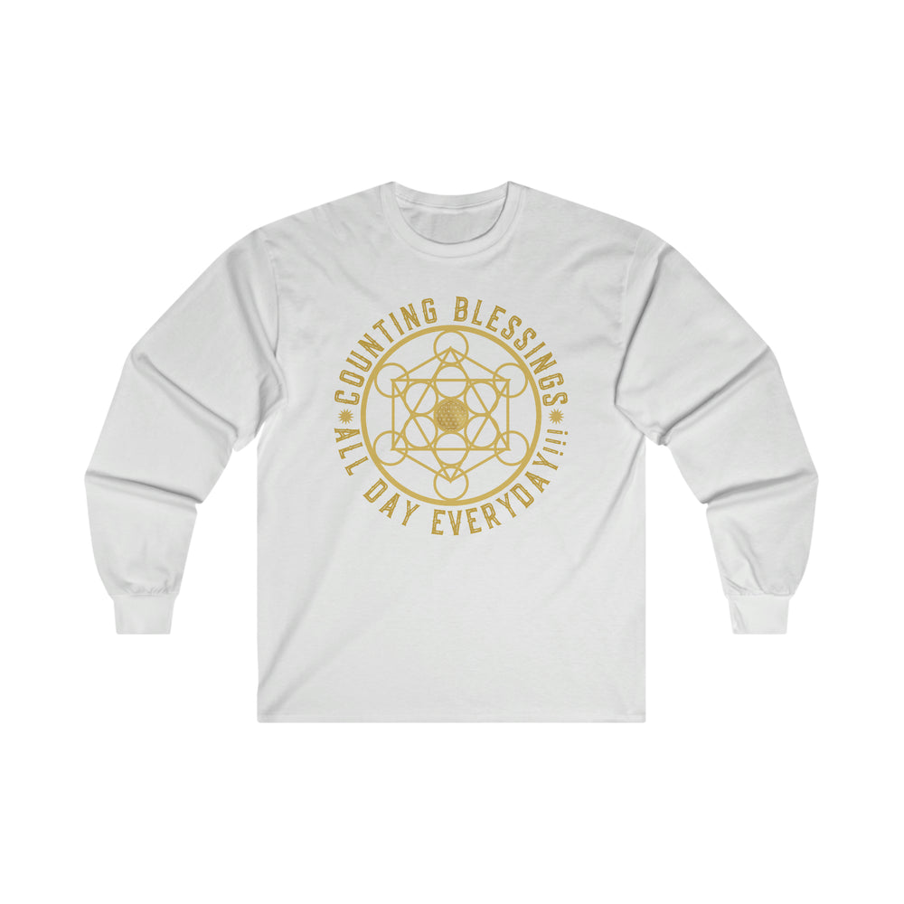 COUNTING BLESSINGS ALL DAY EVERYDAY!!! - Ultra Cotton Long Sleeve Tee