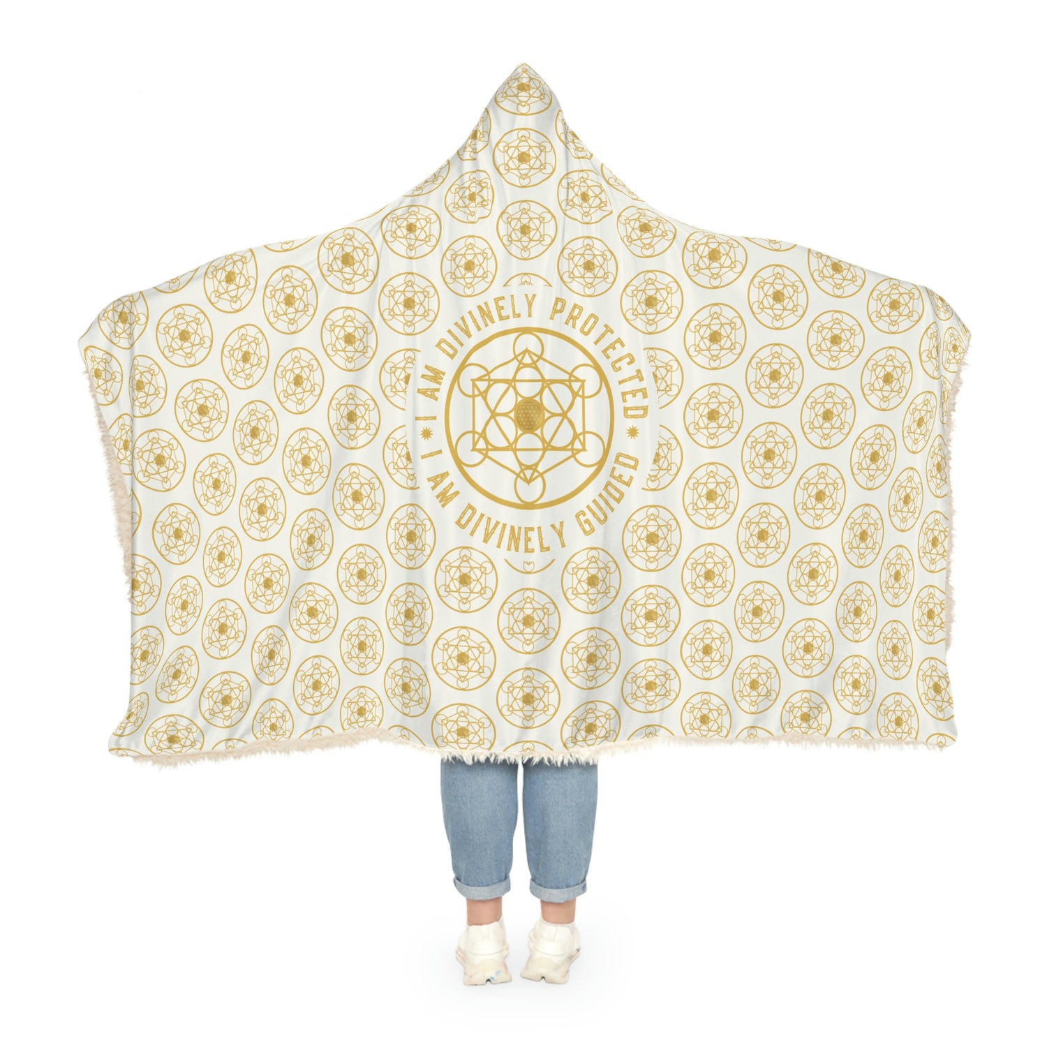 I AM DIVINELY PROTECTED I AM DIVINELY GUIDED - Snuggle Blanket