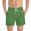 DYNYSTY - Swim Trunks (AOP) - Green
