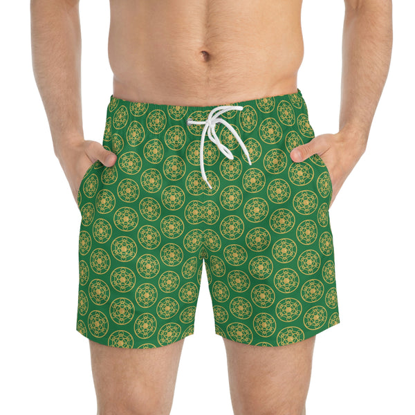 DYNYSTY - Swim Trunks (AOP) - Green
