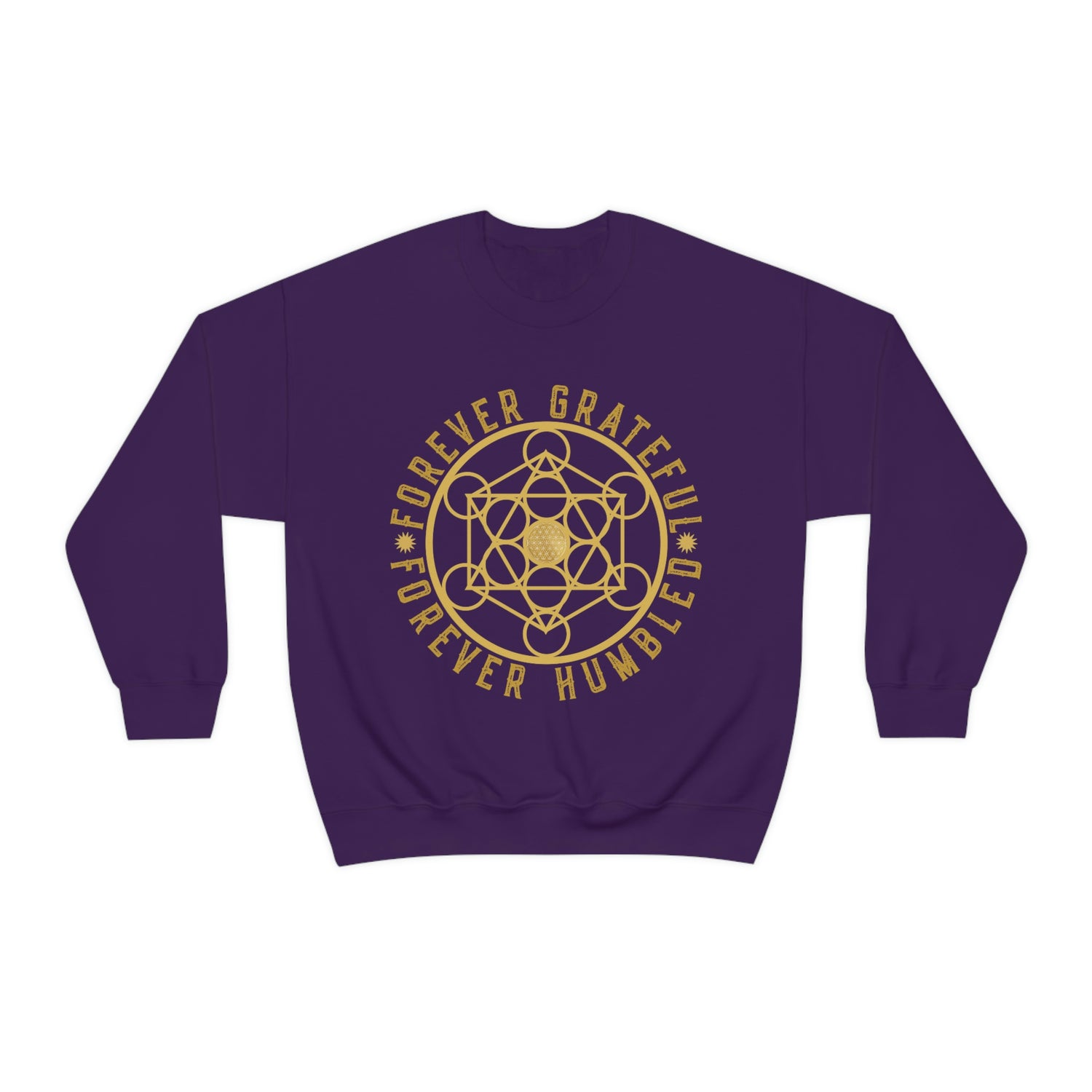 FOREVER GRATEFUL FOREVER HUMBLED - Unisex Heavy Blend™ Crewneck Sweatshirt