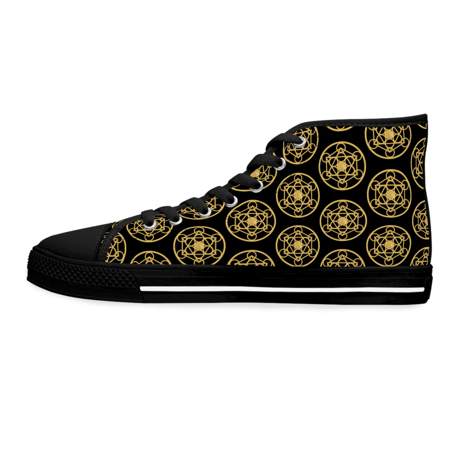DYNYSTY - Women's High Top Sneakers Black