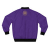 I AM BLESSED I AM HIGHLY FAVORED!!!- Men's Bomber Jacket (AOP) - PURPLE