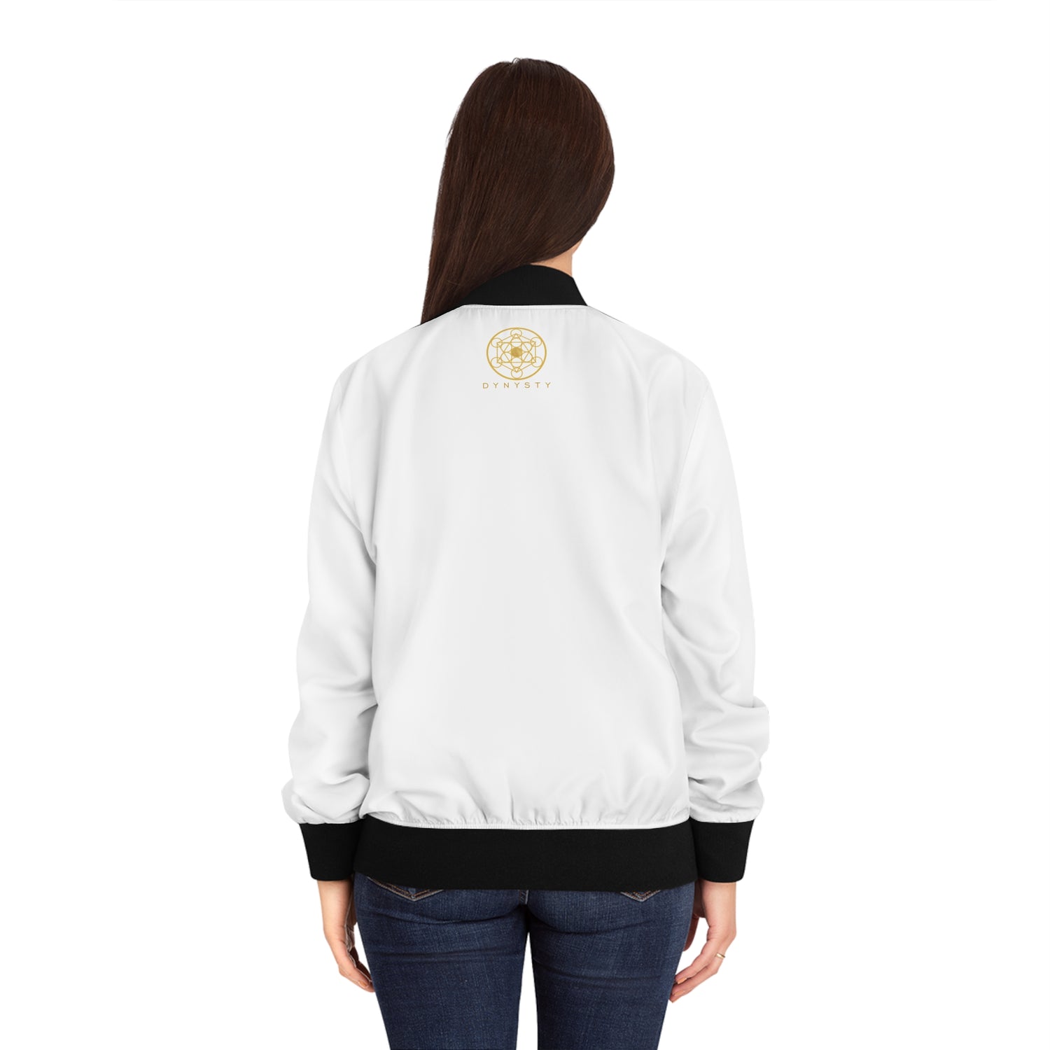 GRATITUDE TO THE FULLEST!!! - Women's Bomber Jacket (AOP)