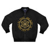 Copy of ALL PRAISE AND GLORY TO THE MOST HIGH !!!- Men's Bomber Jacket (AOP) - BLACK