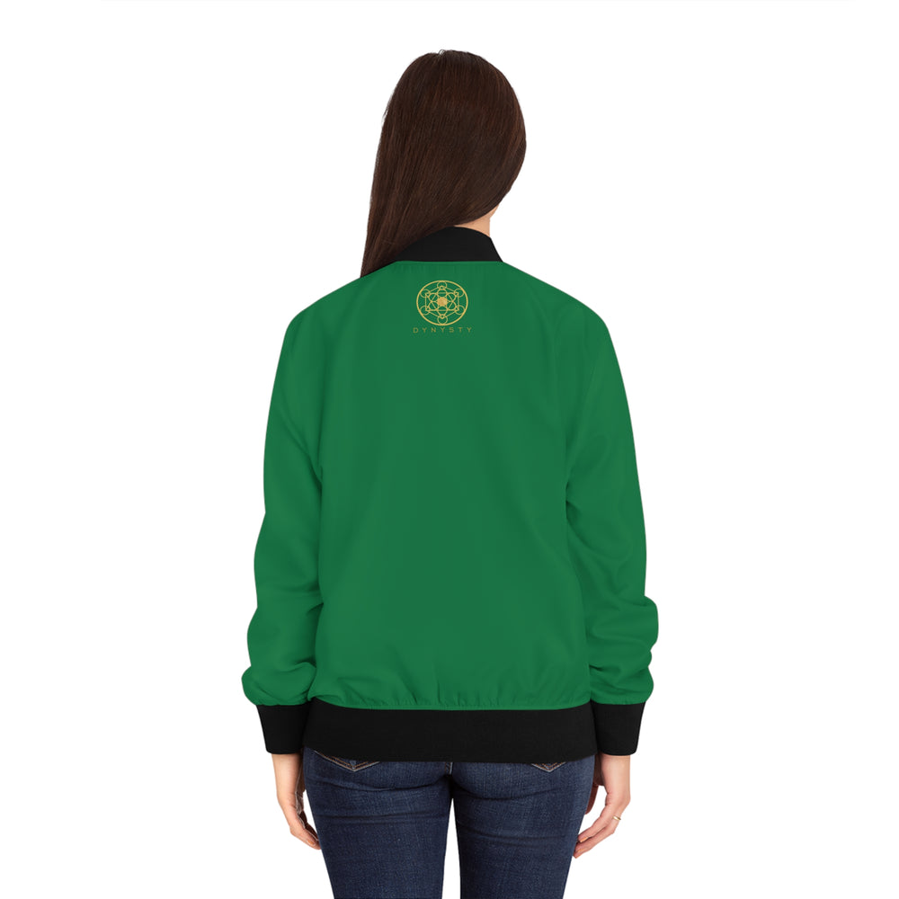 ALL PRAISE AND GLORY TO THE MOST HIGH!!! - Women's Bomber Jacket (AOP) - GREEN