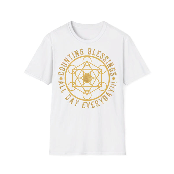 COUNTING BLESSINGS ALL DAY EVERY DAY - Unisex Soft-Style T-Shirt