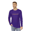 GRATITUDE IS KEY!!! Men's Long Sleeve Shirt (AOP) - PURPLE