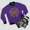 ALL PRAISE AND GLORY TO THE MOST HIGH !!!- Men's Bomber Jacket (AOP) - PURPLE