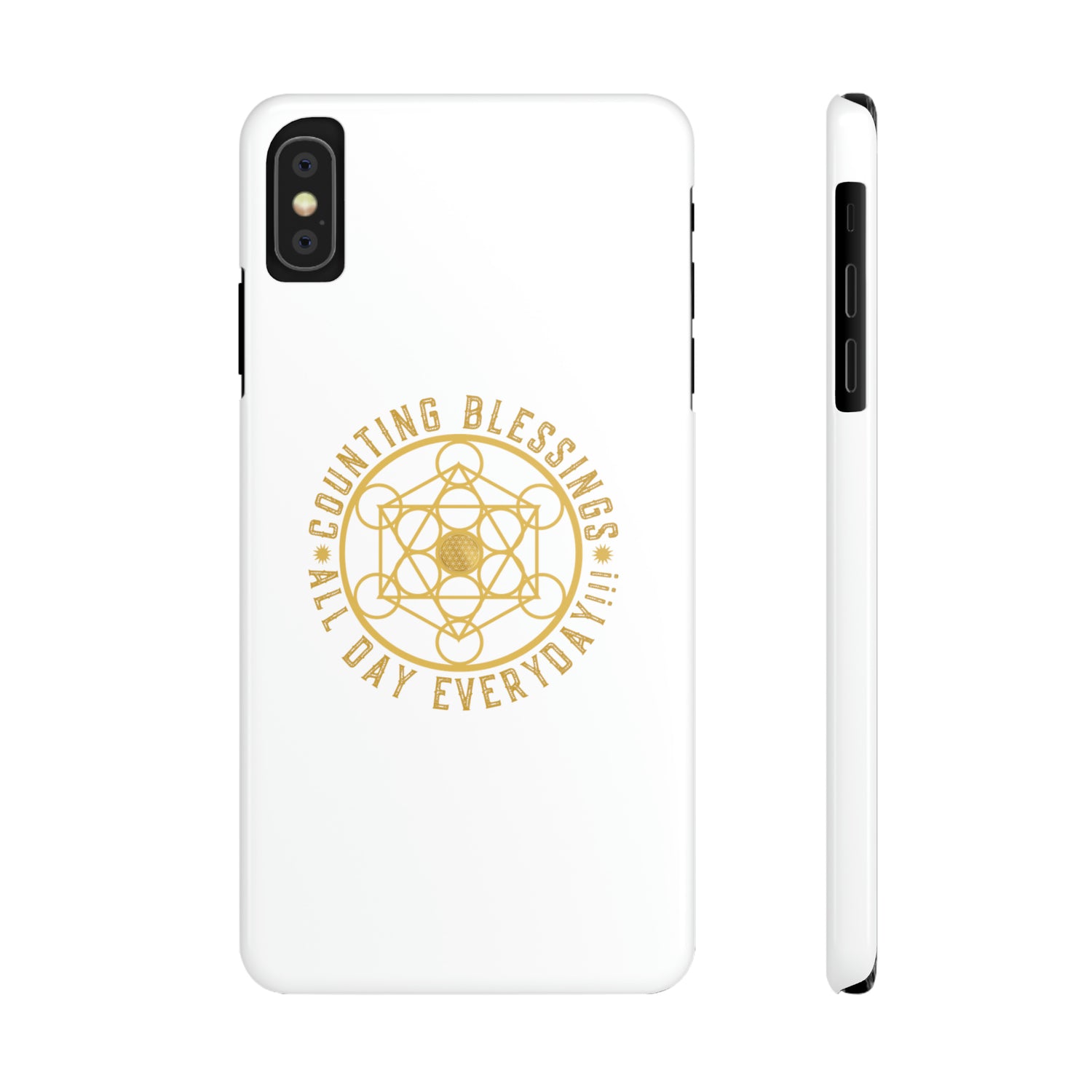 COUNTING BLESSINGS ALL DAY EVERYDAY!!! - Slim Phone Cases, Case-Mate