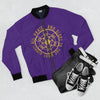 ALL PRAISE AND GLORY TO THE MOST HIGH !!!- Men's Bomber Jacket (AOP) - PURPLE