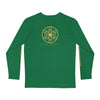 GRATITUDE IS KEY!!! Men's Long Sleeve Shirt (AOP) - GREEN