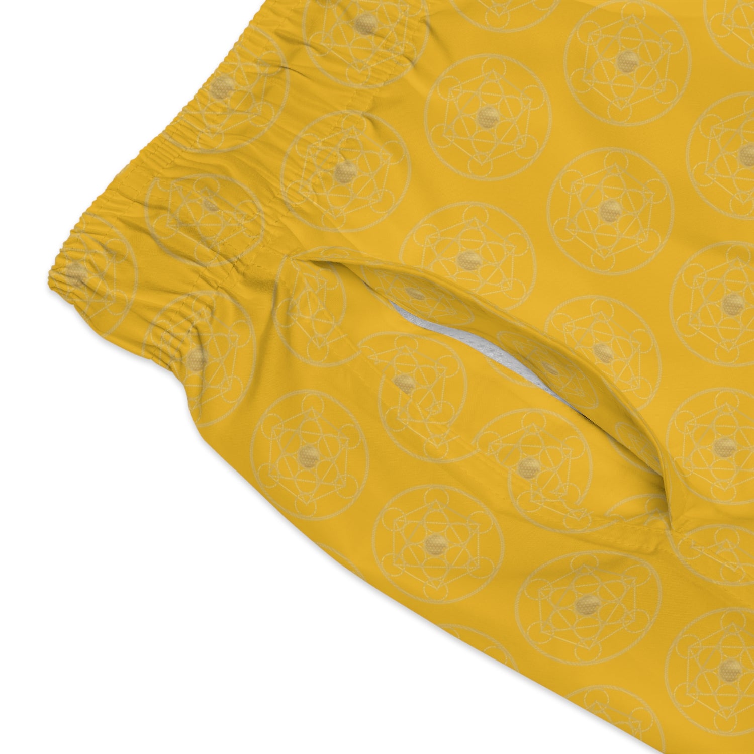 DYNYSTY - Swim Trunks (AOP) - Yellow