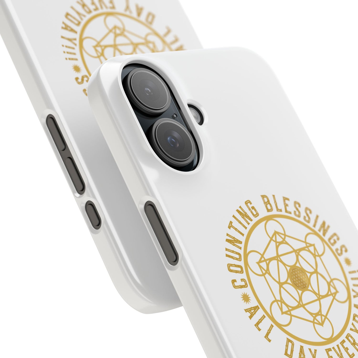 Copy of COUNTING BLESSINGS ALL DAY EVERYDAY!!! - Slim Phone Cases, Case-Mate - YELLOW
