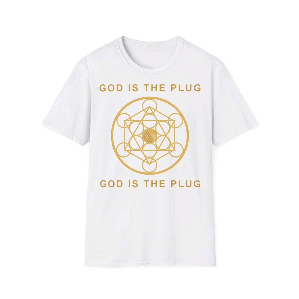 GOD IS THE PLUG - Unisex Soft-Style T-Shirt