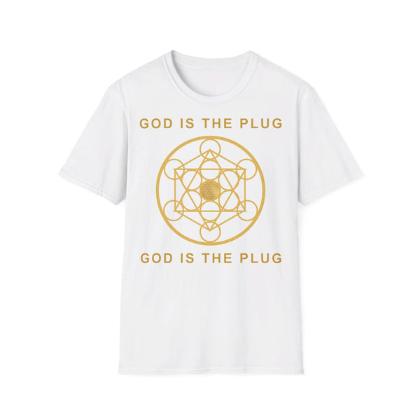 GOD IS THE PLUG - Unisex Soft-Style T-Shirt