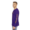 JUST BE YOU!!! Men's Long Sleeve Shirt (AOP) - PURPLE