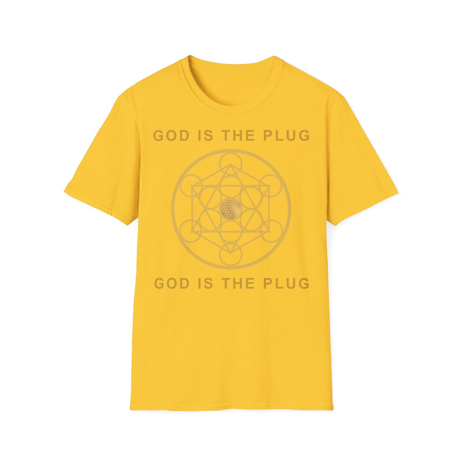 GOD IS THE PLUG - Unisex Soft-Style T-Shirt