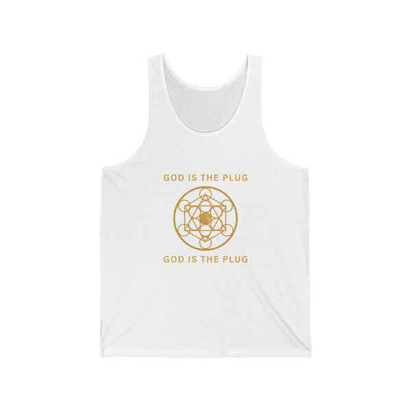 GOD IS THE PLUG - Unisex Jersey Tank