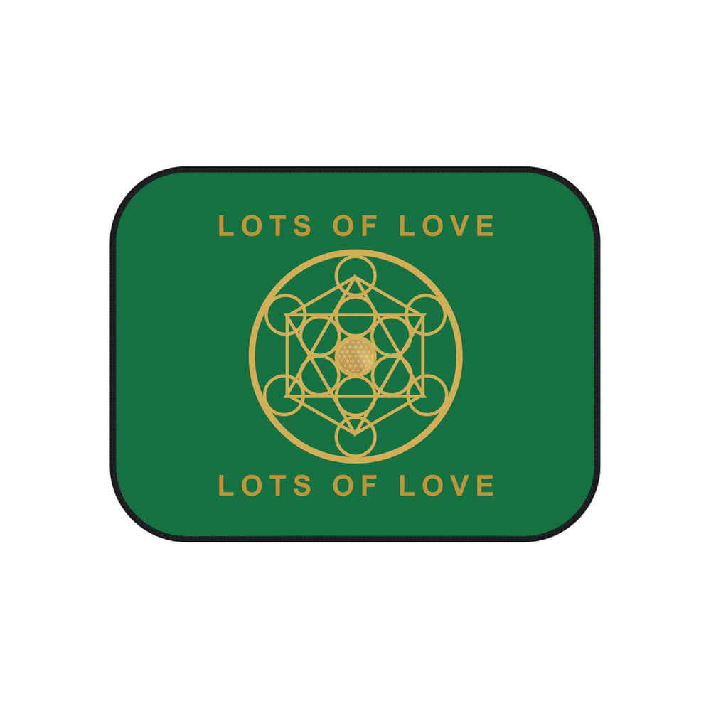 LOTS OF LOVE - Car Mats (Set of 4) - Green