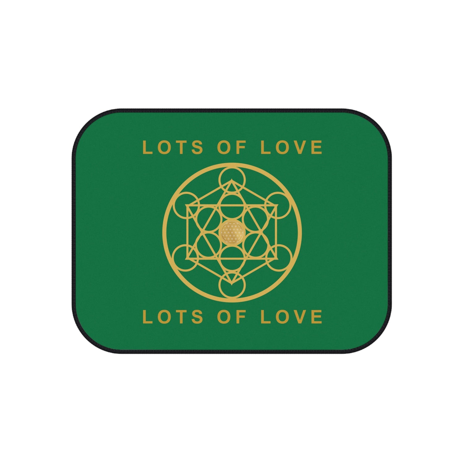 LOTS OF LOVE - Car Mats (Set of 4) - Green