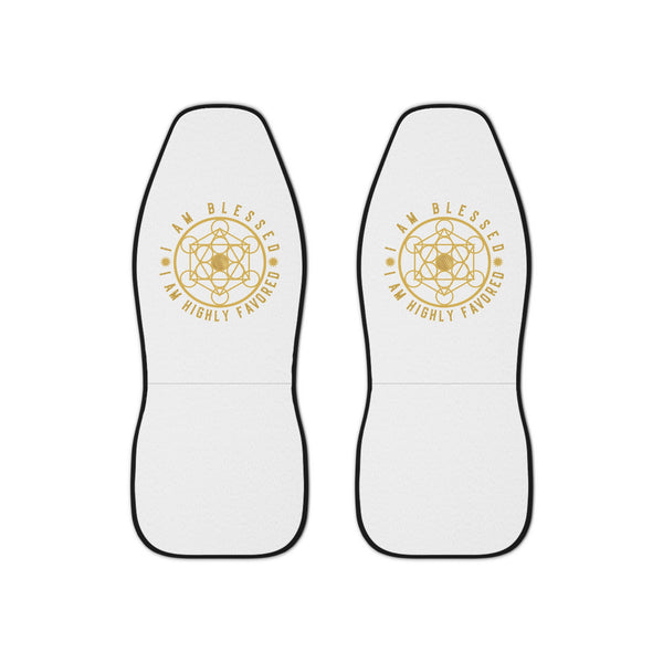 I AM BLESSED I AM HIGHLY FAVORED - Car Seat Covers