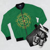 ALL PRAISE AND GLORY TO THE MOST HIGH !!!- Men's Bomber Jacket (AOP) - GREEN