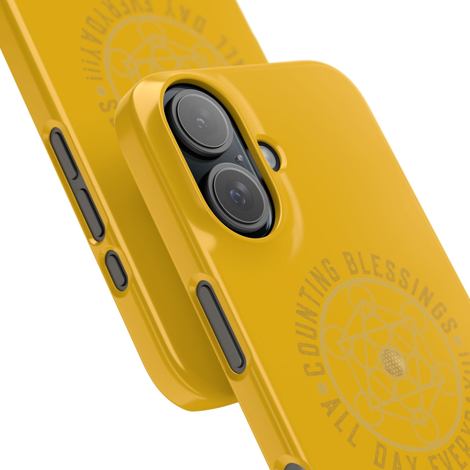 COUNTING BLESSINGS ALL DAY EVERYDAY!!! - Slim Phone Cases, Case-Mate - YELLOW