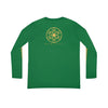 GRATITUDE IS KEY!!! Women's Long Sleeve V-neck Shirt (AOP) - GREEN