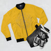 ALL PRAISE AND GLORY TO THE MOST HIGH !!!- Men's Bomber Jacket (AOP) - YELLOW