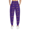 DYNYSTY - Women's Athletic Joggers (AOP) - Purple