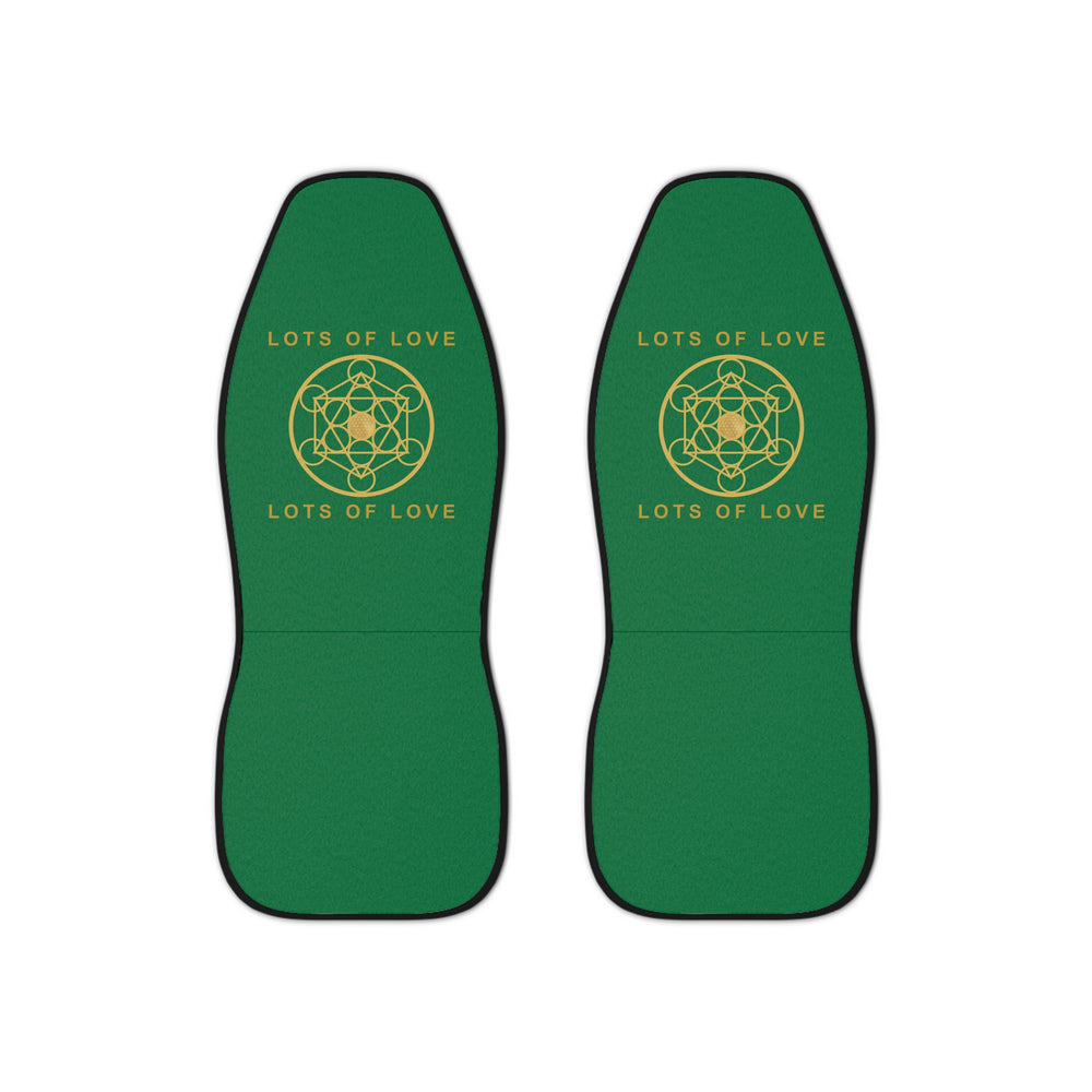 Copy of LOTS OF LOVE - Car Seat Covers - Green