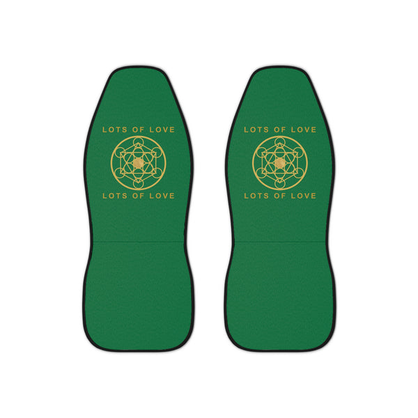 Copy of LOTS OF LOVE - Car Seat Covers - Green