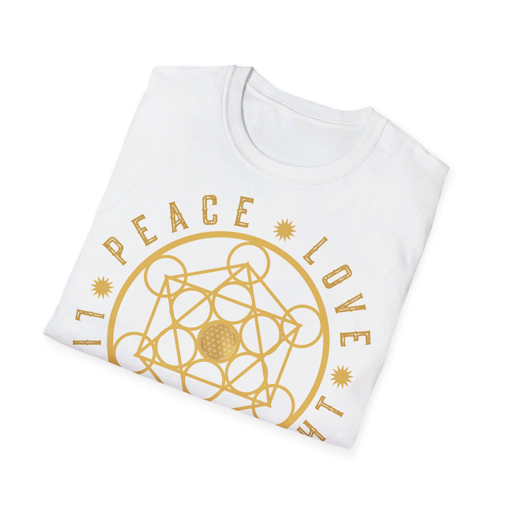 PEACE LOVE LIGHT INSIGHT - Unisex Soft-Style T-Shirt