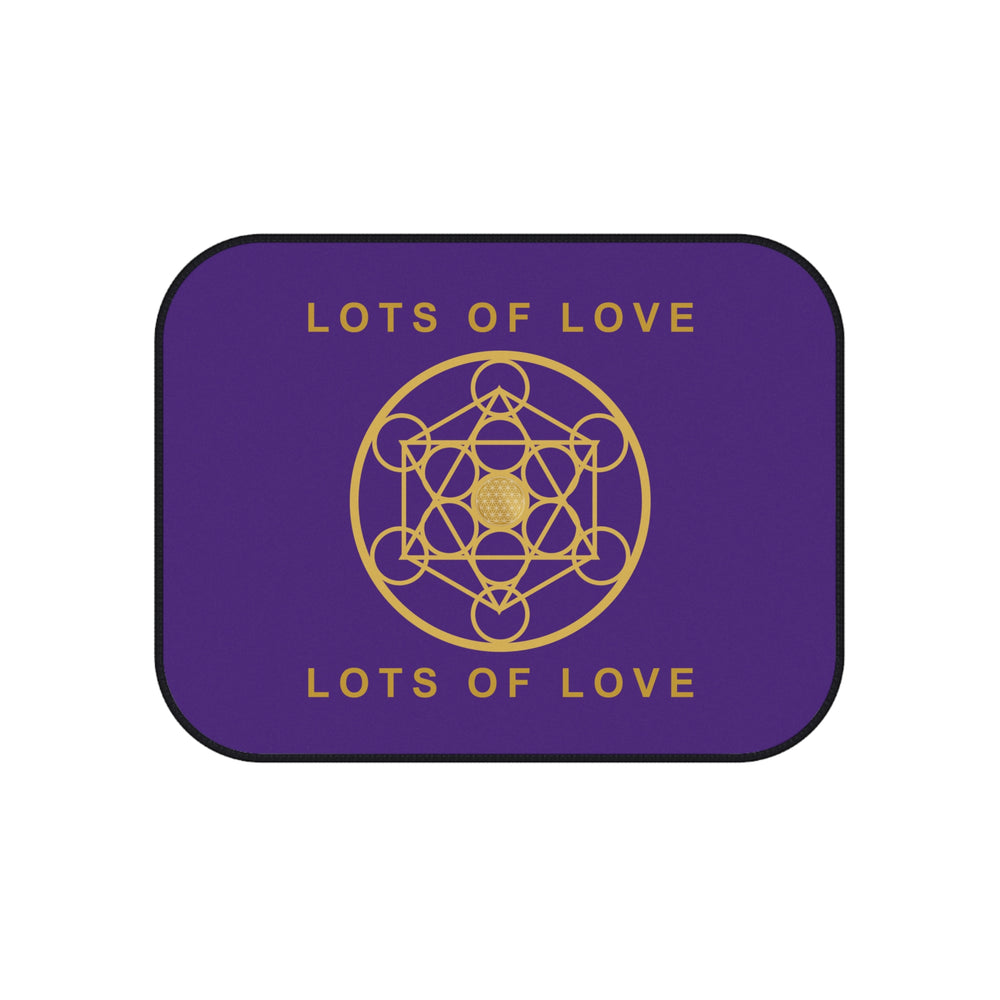 LOTS OF LOVE - Car Mats (Set of 4) - Purple