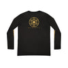 GRATITUDE IS KEY!!! Women's Long Sleeve V-neck Shirt (AOP) - BLACK