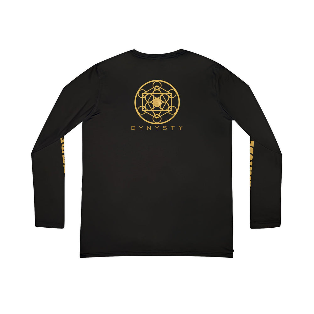 GRATITUDE IS KEY!!! Women's Long Sleeve V-neck Shirt (AOP) - BLACK