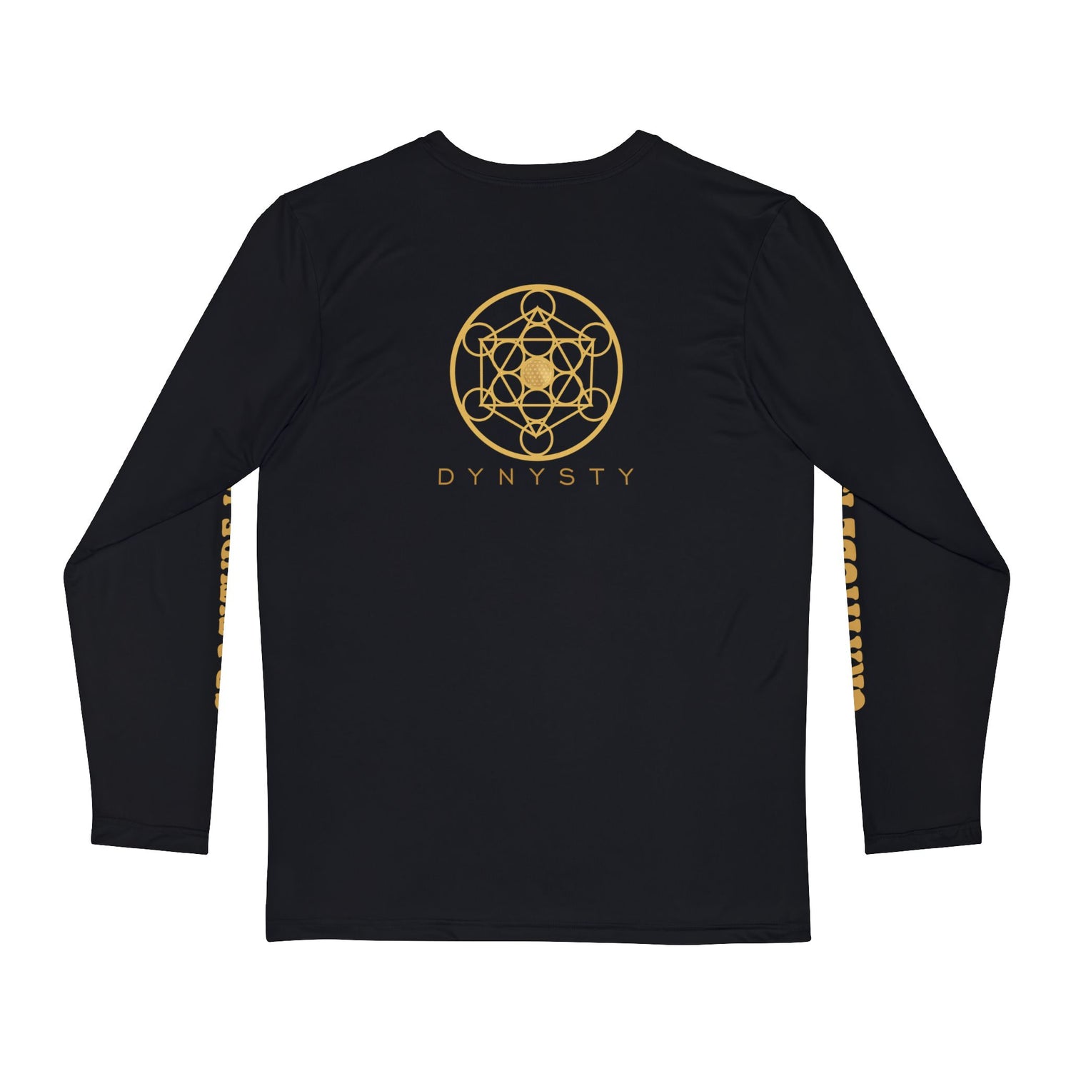 GRATITUDE IS KEY!!! Men's Long Sleeve Shirt (AOP) - BLACK