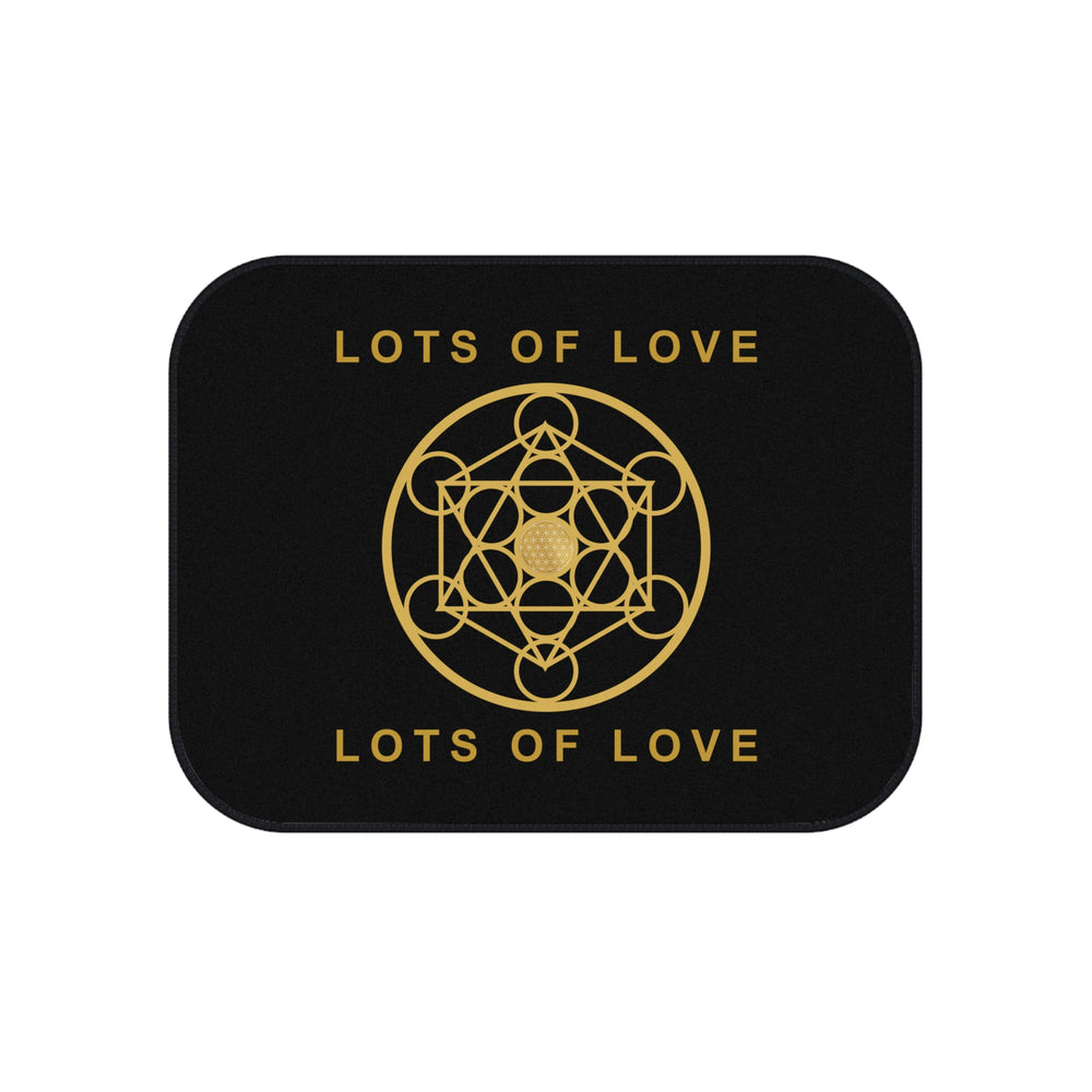 LOTS OF LOVE - Car Mats (Set of 4) - Black