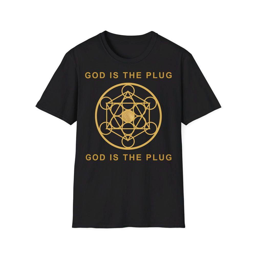 GOD IS THE PLUG - Unisex Soft-Style T-Shirt