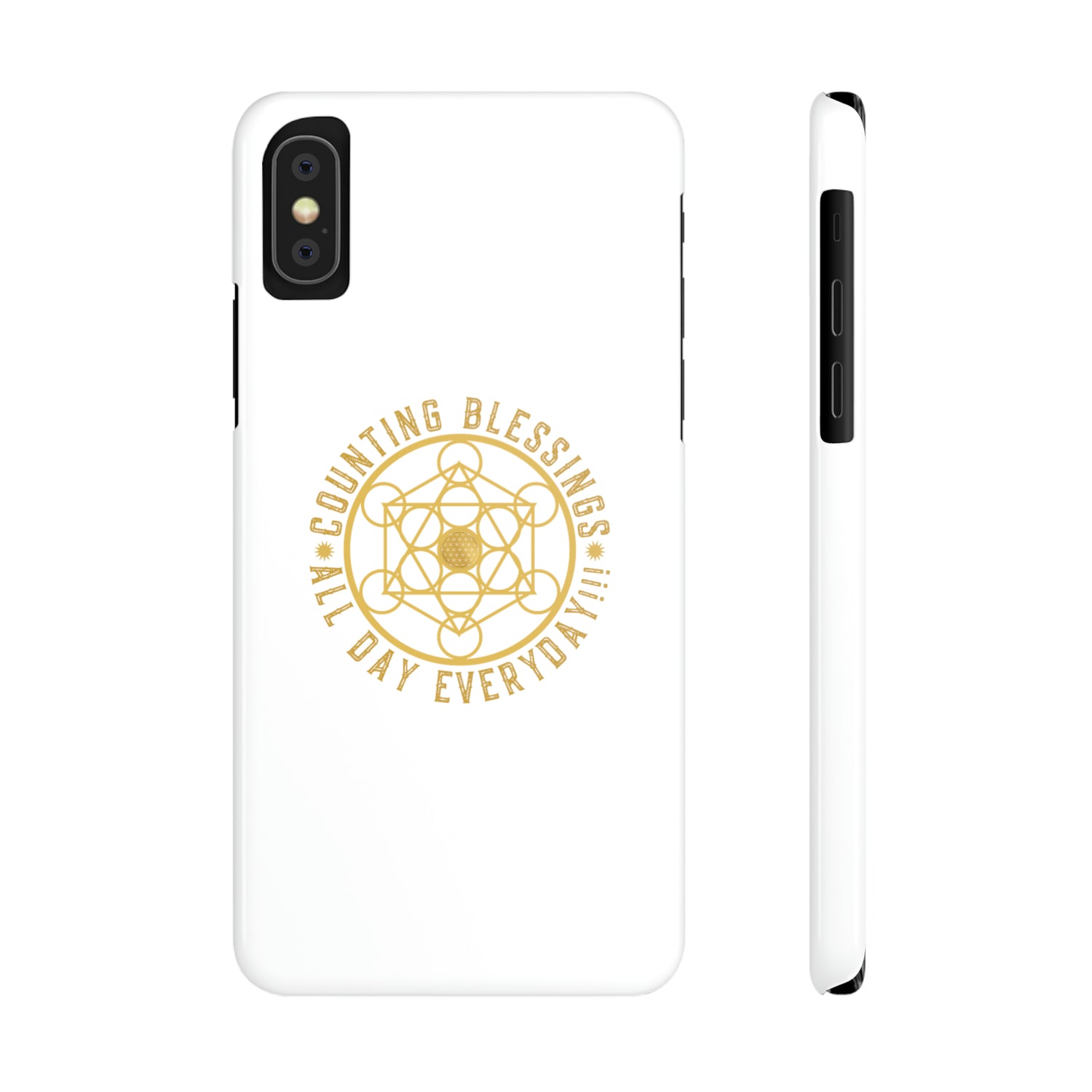 COUNTING BLESSINGS ALL DAY EVERYDAY!!! - Slim Phone Cases, Case-Mate