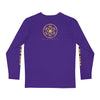 JUST BE YOU!!! Men's Long Sleeve Shirt (AOP) - PURPLE